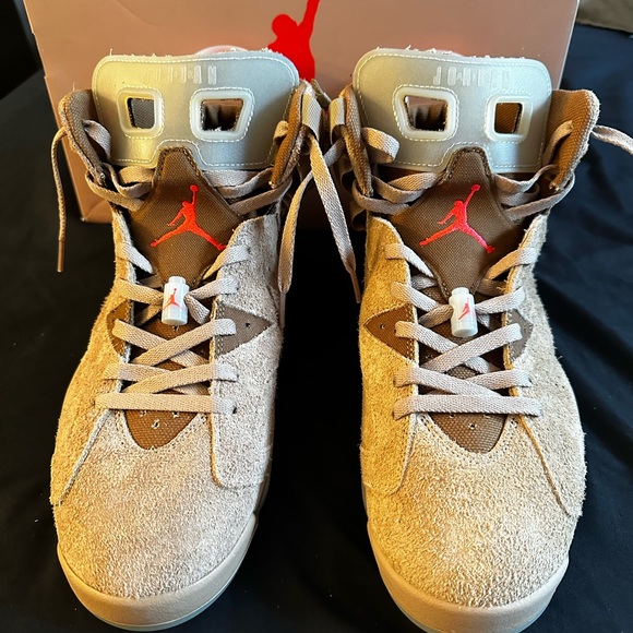 *SOLD* Jordan 6 Retro Travis Scott British Khaki Men’s Size 13 - Picture 3 of 10